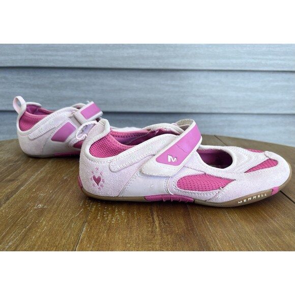 Merrell Pacific Jump Breeze Hiking Sandals Shoes Girl 2 Means Girls Barbie Pink - Picture 3 of 9